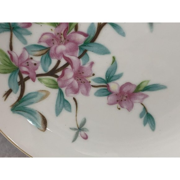 Yamaka China Pair of Salad Plates - Occupied Japan - Pattern B2594 - 7 5/8" - Picture 5 of 9